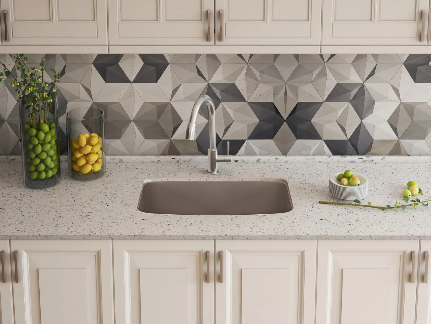 Best Valea 27" SILGRANIT Undermount Kitchen Sink Single Bowl Sinks|Undermount Sinks