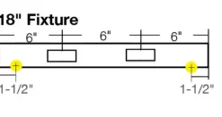 Online Blank Under Cabinet Power Strip - Shell Only Power Strips