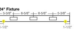 Online Blank Under Cabinet Power Strip - Shell Only Power Strips