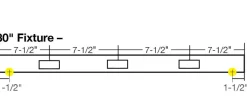 Online Blank Under Cabinet Power Strip - Shell Only Power Strips