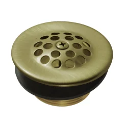 Brass Tub Drain in Antique Brass Tub Drains