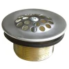 Clearance Brass Tub Drain in Brushed Nickel Tub Drains