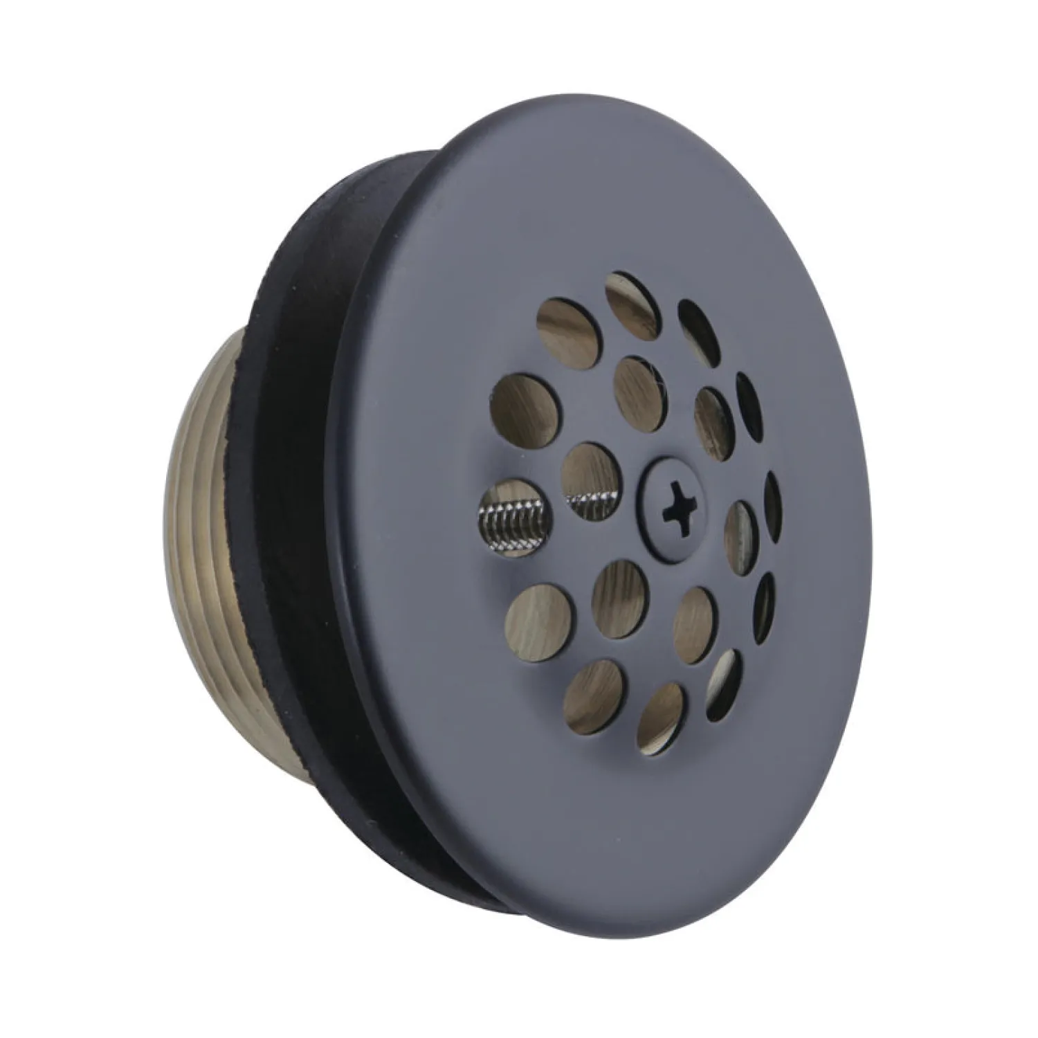 Online Brass Tub Drain in Matte Black Tub Drains