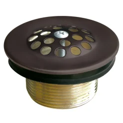 Clearance Brass Tub Drain in Oil Rubbed Bronze Tub Drains