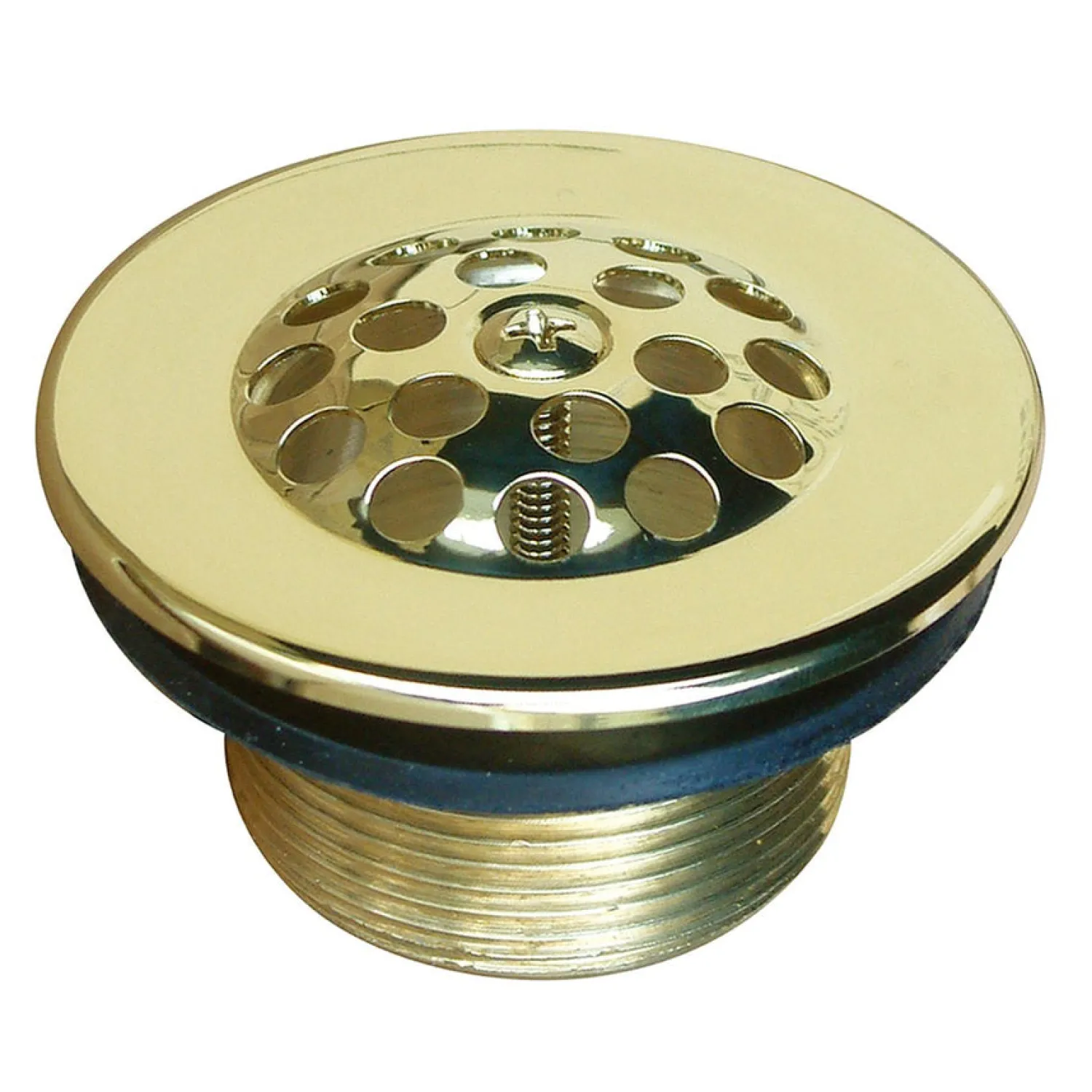 Brass Tub Drain in Polished Brass Tub Drains