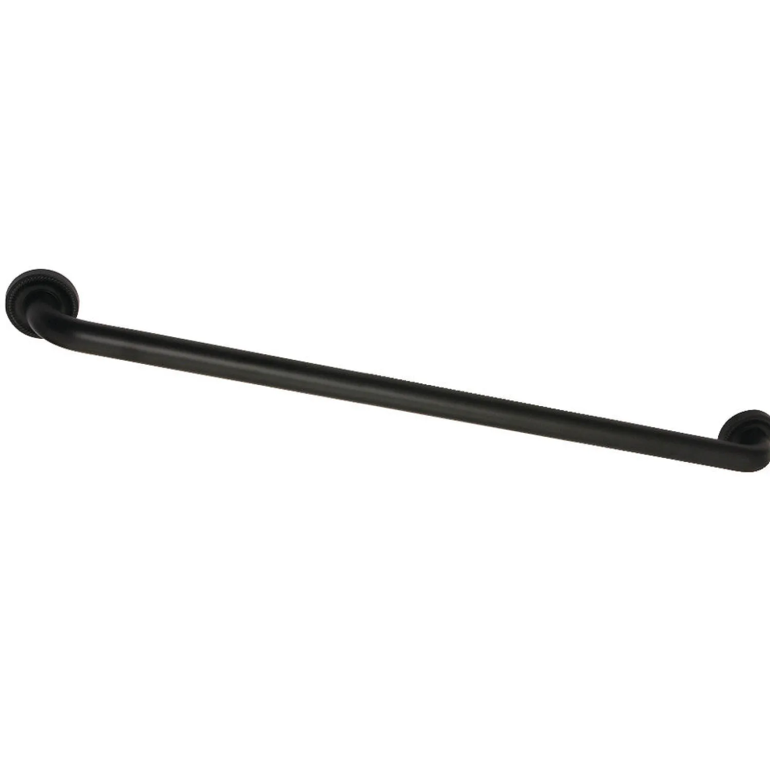 Best Camelon 32" Brass Decorative Grab Bar in Matte Black Grab Bars