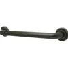 Hot Camelon 18" Brass Decorative Grab Bar in Oil Rubbed Bronze Grab Bars