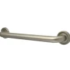 Sale Camelon 30" Brass Decorative Grab Bar in Brushed Nickel Grab Bars