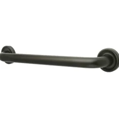 Clearance Camelon 30" Brass Decorative Grab Bar in Oil Rubbed Bronze Grab Bars