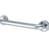 Best Camelon 16" Brass Decorative Grab Bar in Polished Chrome Grab Bars