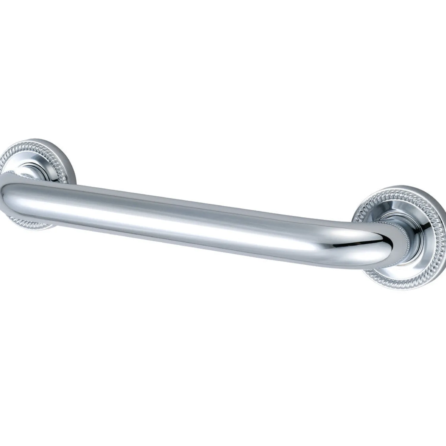 Best Camelon 16" Brass Decorative Grab Bar in Polished Chrome Grab Bars