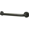 Hot Camelon 16" Brass Decorative Grab Bar in Oil Rubbed Bronze Grab Bars