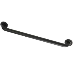New Camelon 24" Brass Decorative Grab Bar in Matte Black Grab Bars