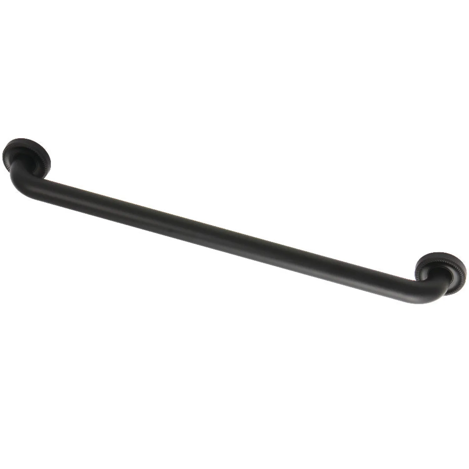 New Camelon 24" Brass Decorative Grab Bar in Matte Black Grab Bars