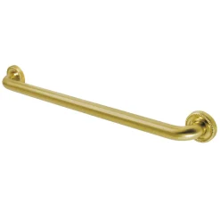 Online Camelon 24" Brass Decorative Grab Bar in Brushed Brass Grab Bars