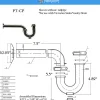 Sale Chrome P-Trap for Bathroom and Utility Drains Laundry & Utility Sinks