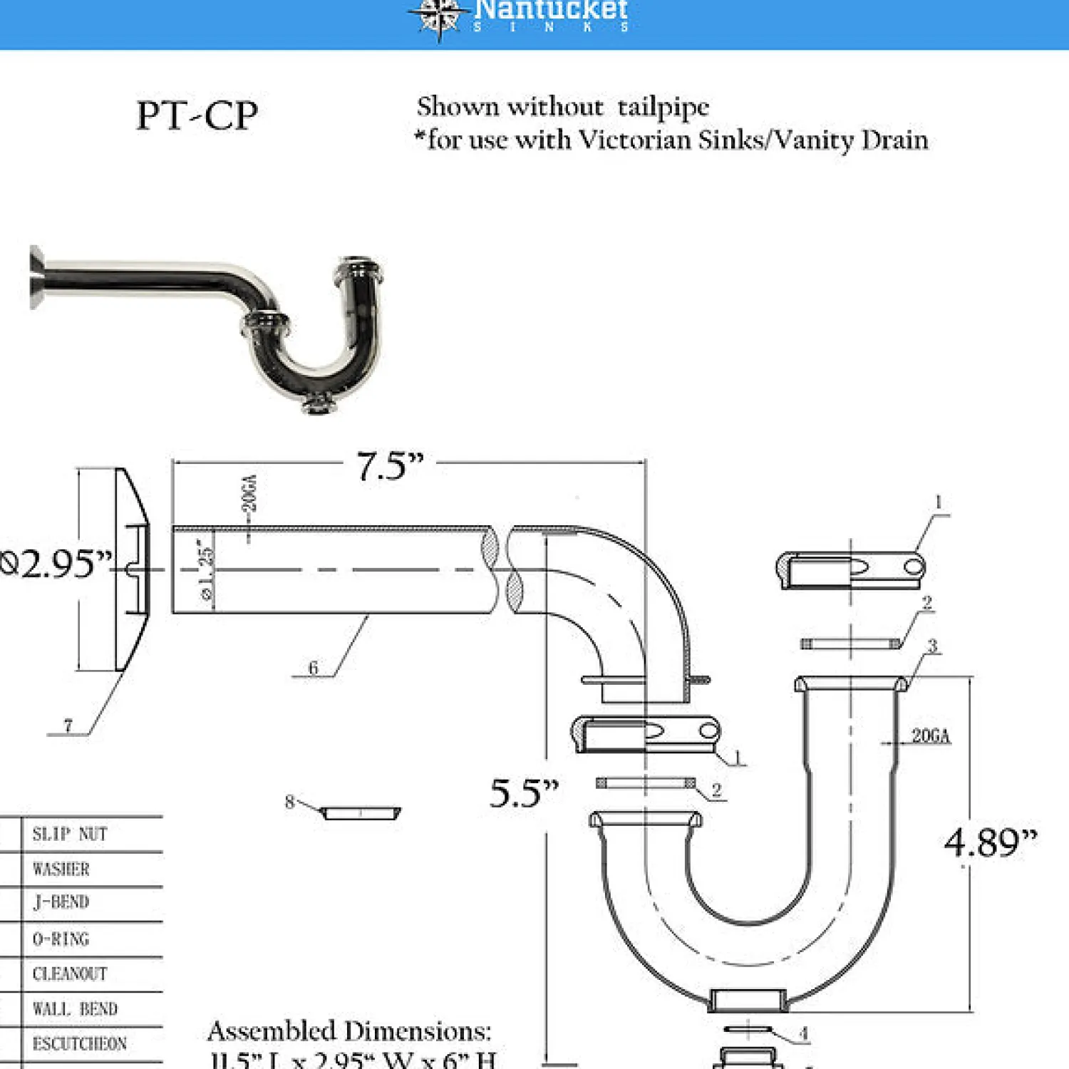 Sale Chrome P-Trap for Bathroom and Utility Drains Laundry & Utility Sinks