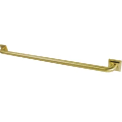 Clearance Claremont 36" Brass Decorative Grab Bar in Brushed Brass Grab Bars