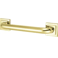 Best Claremont 32" Brass Decorative Grab Bar in Polished Brass Grab Bars