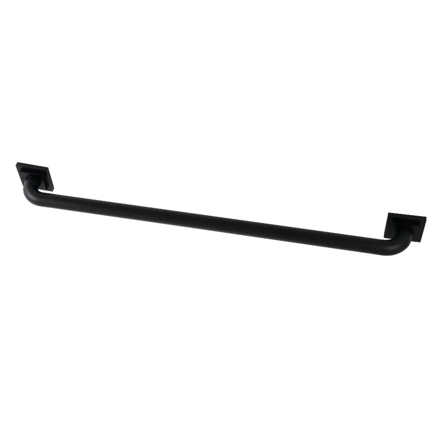 Best Claremont 32" Brass Decorative Grab Bar in Matte Black Grab Bars
