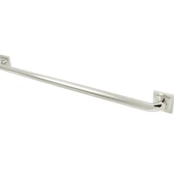 Outlet Claremont 32" Brass Decorative Grab Bar in Polished Nickel Grab Bars