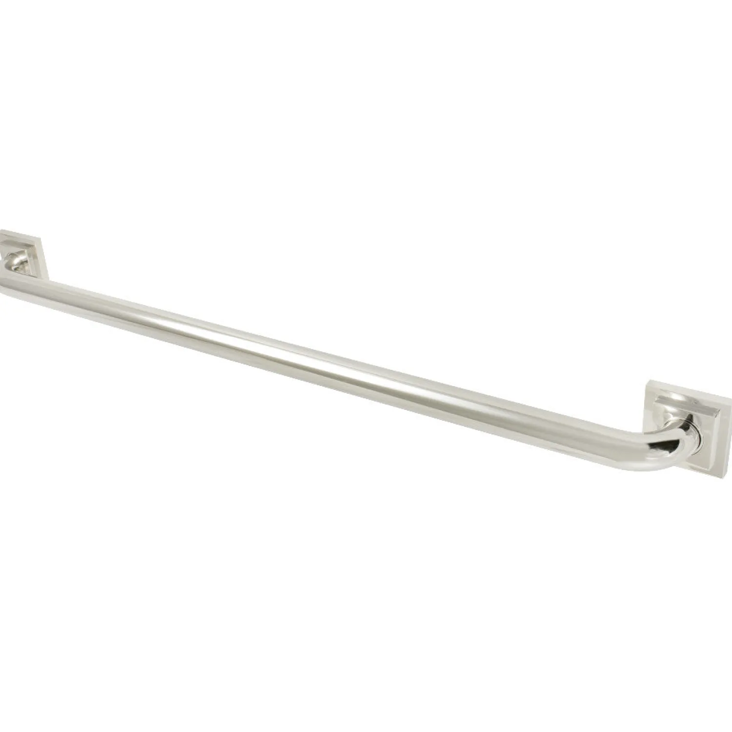 Outlet Claremont 32" Brass Decorative Grab Bar in Polished Nickel Grab Bars