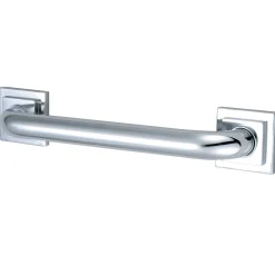Claremont 30" Brass Decorative Grab Bar in Polished Chrome Grab Bars