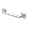 Outlet Claremont 12" Brass Decorative Grab Bar in Polished Nickel Grab Bars