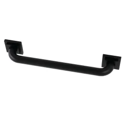 Hot Claremont 16" Brass Decorative Grab Bar in Matte Black Grab Bars