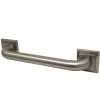 Hot Claremont 16" Brass Decorative Grab Bar in Brushed Nickel Grab Bars