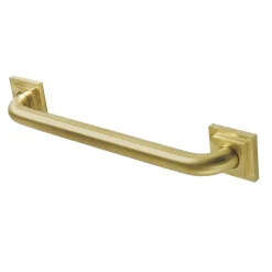 Hot Claremont 16" Brass Decorative Grab Bar in Brushed Brass Grab Bars