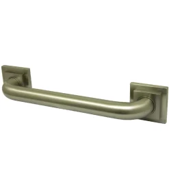 Claremont 18" Brass Decorative Grab Bar in Brushed Nickel Grab Bars
