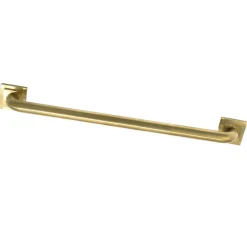 Hot Claremont 24" Brass Decorative Grab Bar in Brushed Brass Grab Bars