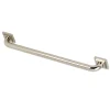Outlet Claremont 24" Brass Decorative Grab Bar in Polished Nickel Grab Bars