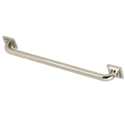 Outlet Claremont 24" Brass Decorative Grab Bar in Polished Nickel Grab Bars