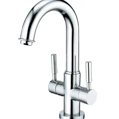 Best Concord Single Hole Bathroom Faucet with Drain Assembly 4" Center Set