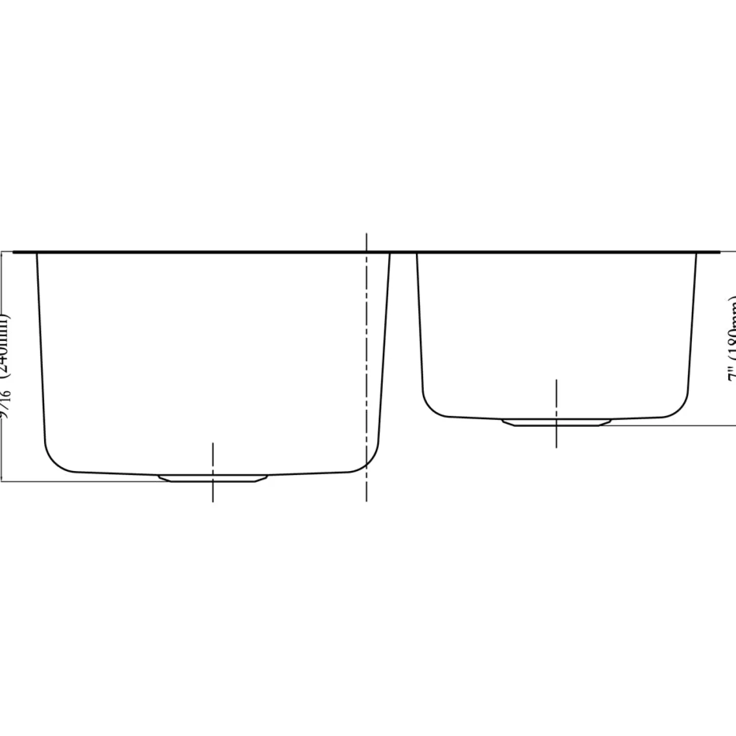 Clearance Dawn ASU110 30" Double Bowl Undermount 18 Gauge Stainless Steel Kitchen Sink Stainless Steel Sinks|Double Bowl Sinks