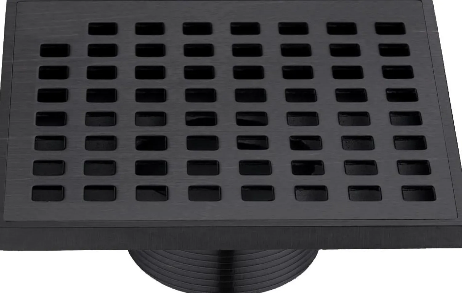 Hot Dawn Brisbane River Series Square Shower Drain 5"L Dark Brown Finished Shower Drains