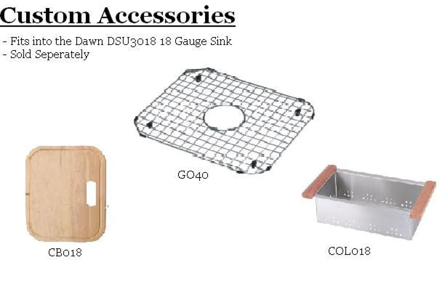 Sale Dawn CB018 Cutting Board For DSU3018 Cutting Boards
