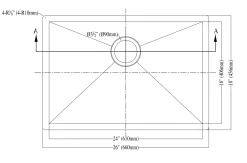 Clearance Dawn DSQ241607 Undermount Square Corner Single Bowl Sink Stainless Steel Sinks|Single Bowl Sinks