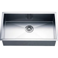 Dawn DSQ241609 Undermount Square Corner Single Bowl Sink Stainless Steel Sinks|Single Bowl Sinks