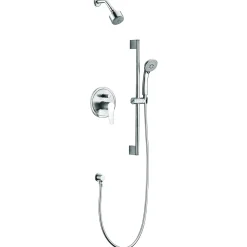 Sale Dawn Everglades Series Shower Combo Set Wall Mounted Showerhead with Slide Bar Handheld Shower Shower Systems