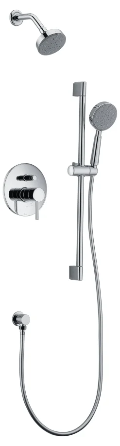 New Dawn Grand Canyon Series Shower Combo Set Wall Mounted Showerhead with Slide Bar Handheld Shower Shower Systems
