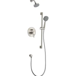 New Dawn Grand Canyon Series Shower Combo Set Wall Mounted Showerhead with Slide Bar Handheld Shower Shower Systems