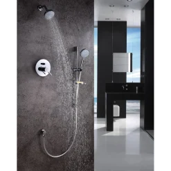 New Dawn Grand Canyon Series Shower Combo Set Wall Mounted Showerhead with Slide Bar Handheld Shower Shower Systems