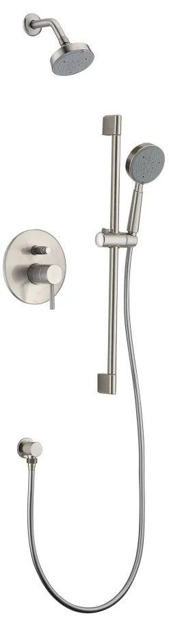 New Dawn Grand Canyon Series Shower Combo Set Wall Mounted Showerhead with Slide Bar Handheld Shower Shower Systems