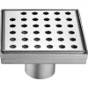 Clearance Dawn LTS050504 Thames River Series - Square Shower Drain 5"L (Stamping technique & press in the base) Shower Drains