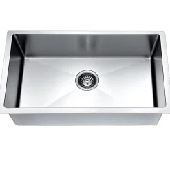 Discount Dawn 30" Shallow Undermount Small Radius Kitchen Sink Stainless Steel Sinks|Undermount Sinks