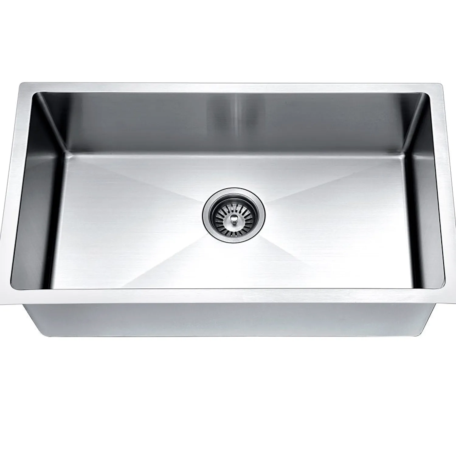 Discount Dawn 30" Shallow Undermount Small Radius Kitchen Sink Stainless Steel Sinks|Undermount Sinks
