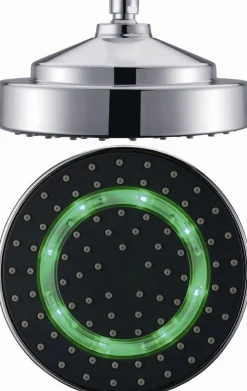 Hot Dawn SHM230401 Single Function, LED Light Showerhead Shower Heads